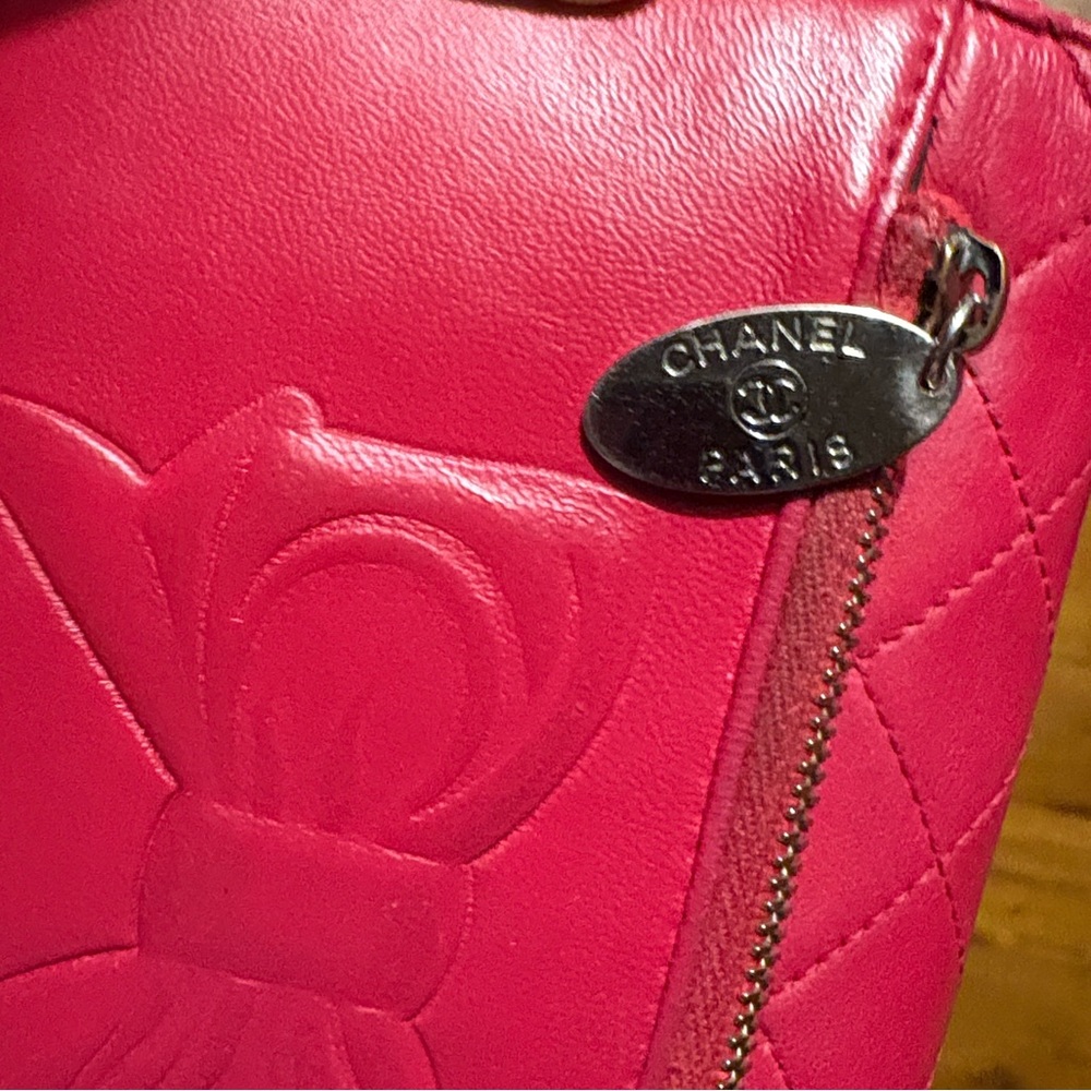 Chanel Pink Bow-Accent Long Wallet - Picture 15 of 17